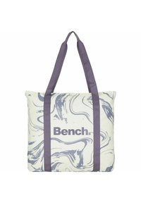 Bench Shopping Bag - weiß violett