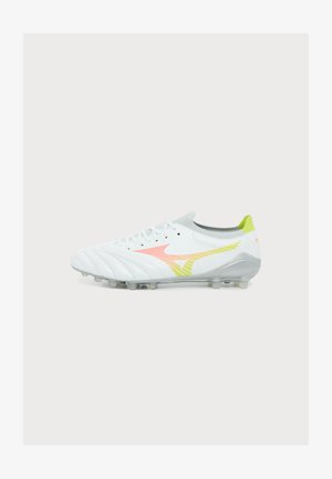 Mizuno, MORELIA NEO PRO UNISEX - Scarpe da calcio per terreni duri - white/lava orange/evening primrose