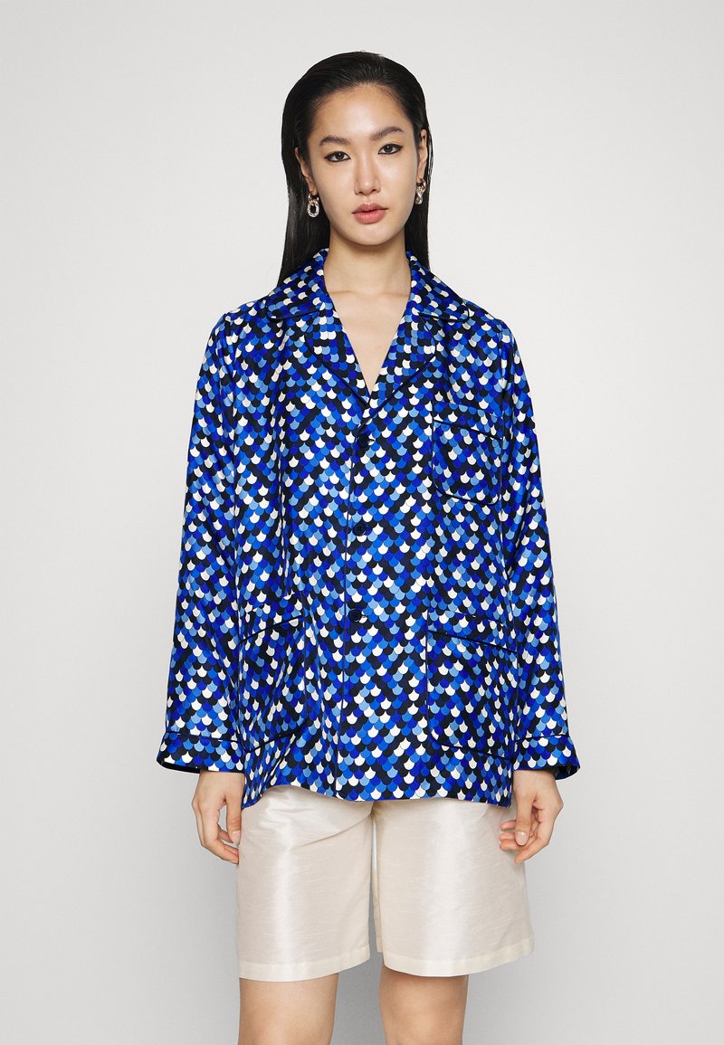 Dice Kayek Hemdbluse blue/blau Zalando.at