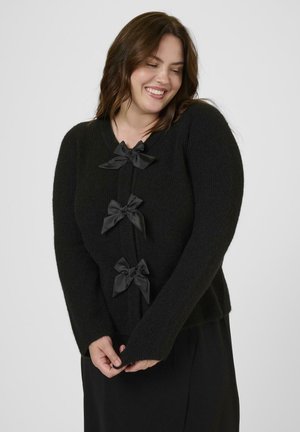 Strickjacke - black deep