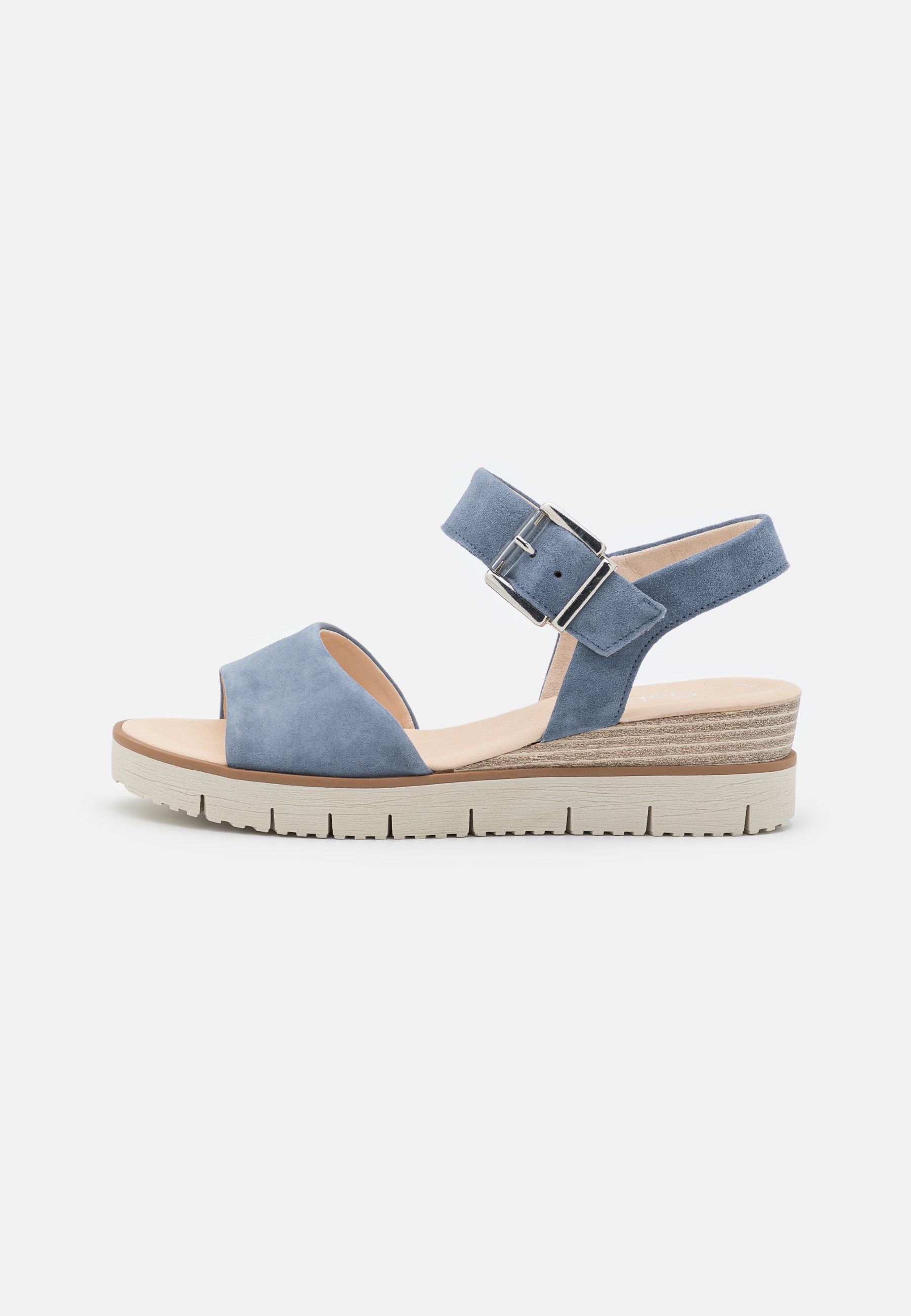 Gabor Sandalen met plateauzool - nautic/lichtblauw - Zalando.nl