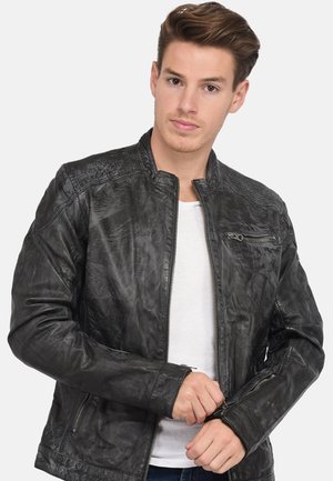 Kaporal VILLY - Leather jacket - black