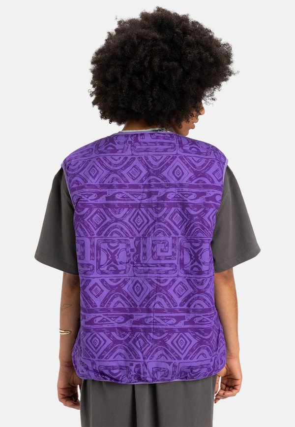 REVERSIBLE - Waistcoat - purple2