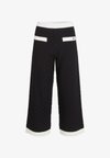 CONTRAST PANTS - Παντελόνι - black
