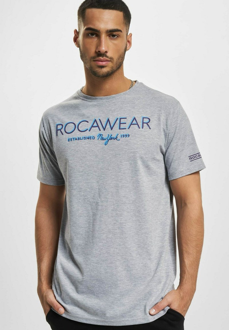 Rocawear NEON - Apdrukāts T-krekls - heather grey