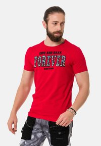 Cipo & Baxx T-Shirt print - red