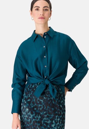 zero MIT KNOPFLEISTE - Gombos blúz - reflecting pond