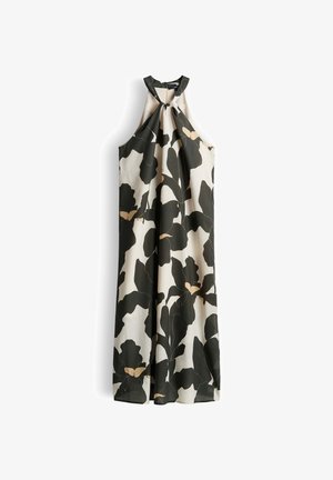 someday., RELAXED FLORAL FLOW - Jurk - midnight olive