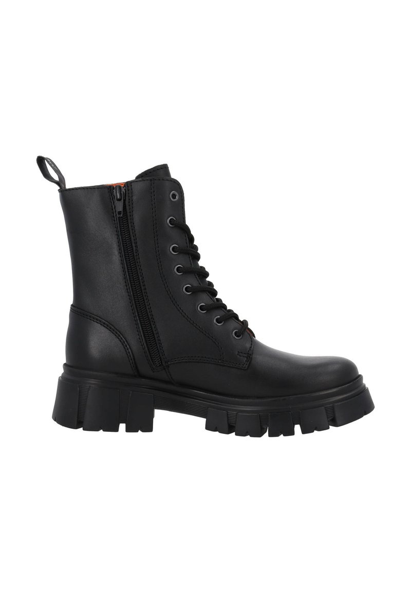 Cremallera Botas Con Suela Track Suela Gruesa Botin Cremallera