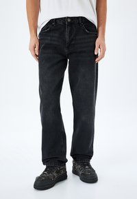 Koton VINTAGE - Vaqueros rectos - black