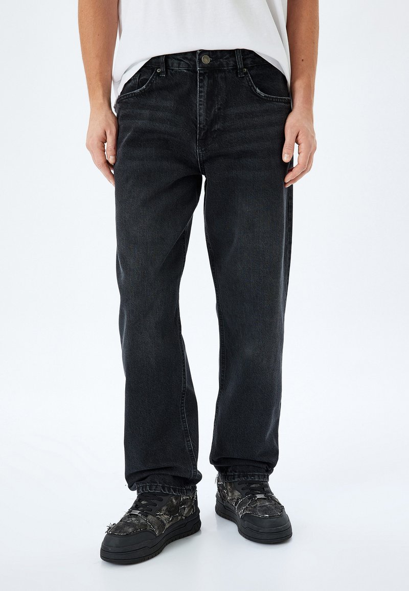 Koton VINTAGE - Vaqueros rectos - black
