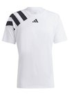 FORTORE 23 - T-shirt till träning - white/black