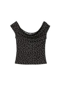 ASYMMETRIC POLKA DOT - Majica kratkih rukava s printom - mottled grey