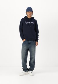 Jack & Jones JJRICKY JJALVIS MIX 2 PACK - Hættetrøje - black/navy