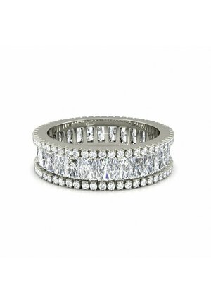 GLAMOUR LOCK - Ring - couleur argentée cristal