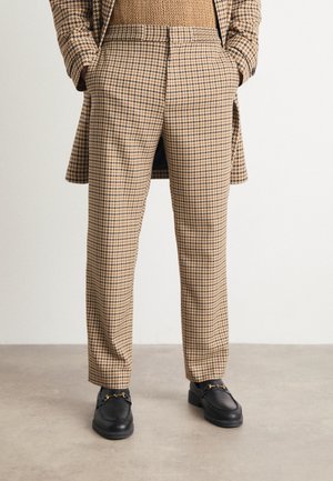 HUGO TARO - Nohavice - dark brown