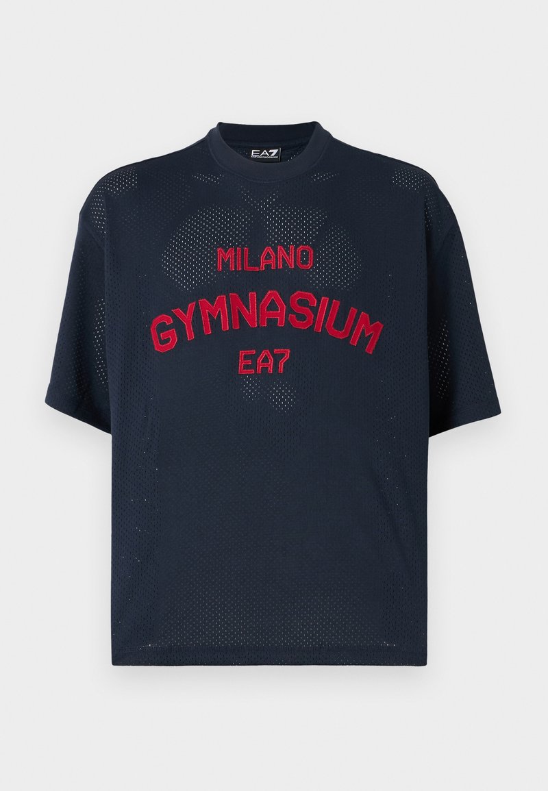 EA7 Emporio Armani T-shirt print blauw EA7 Emporio Armani T-shirt print blauw