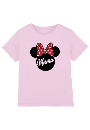 Disney MINNIE MOUSE MOTHER'S DAY MAMA IN EARS - Print T-shirt - pink
