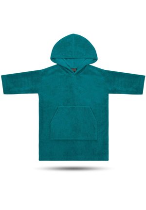 PONCHO - Dressing gown - blau