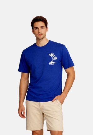 Jack & Jones, JACK & JONES T-SHIRT BLUOCEAN KURZARMSHIRT - Print T-shirt - blau