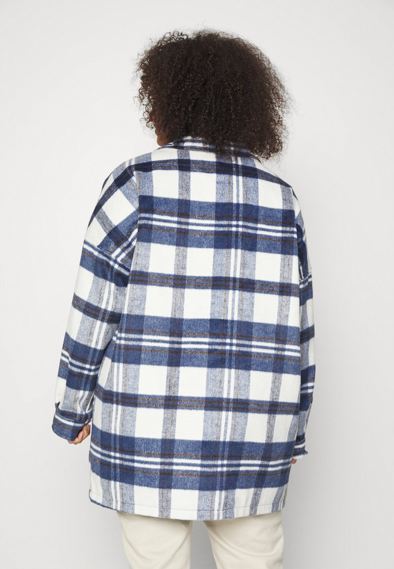 Damen Parkas | Missguided Plus BOXY SHACKET Kurzmantel blue/blau - DQ75005 Damen Parkas | Missguided Plus BOXY SHACKET Kurzmantel blue/blau - DQ75005