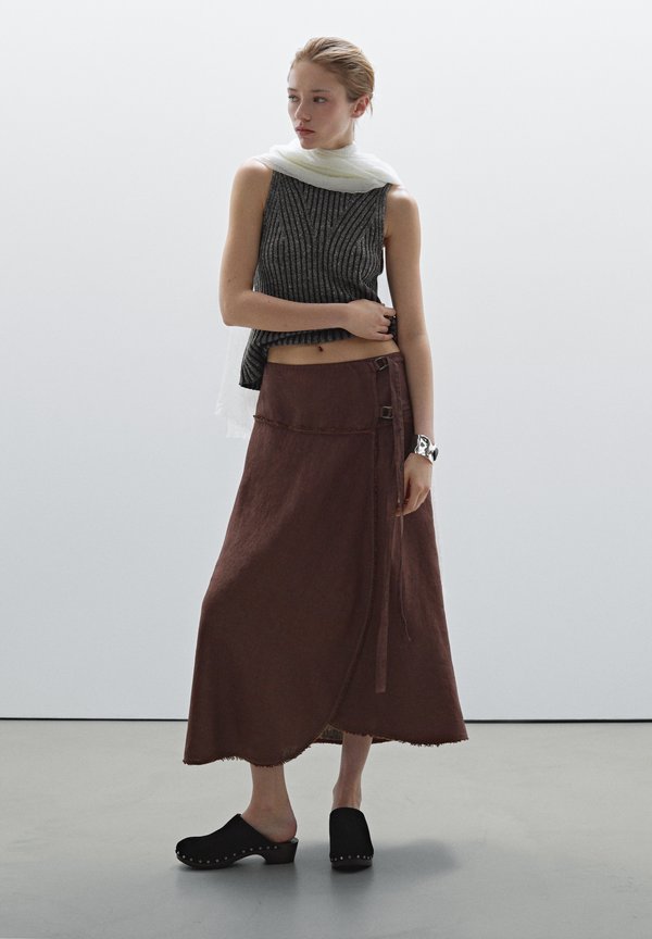 Maxi skirt - bordeaux3