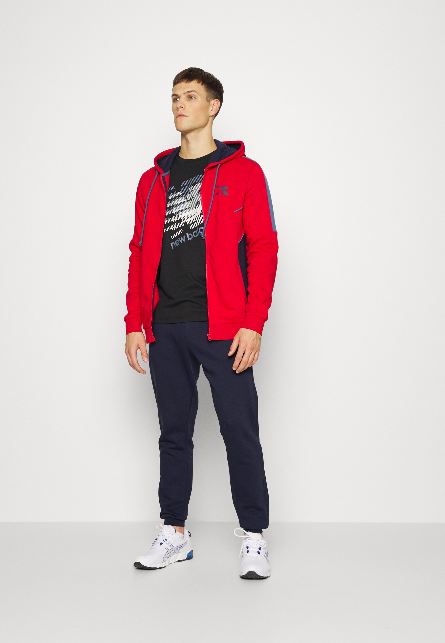 Diadora TRACKSUIT CORE - Tuta - tango red/rosso - Zalando.it