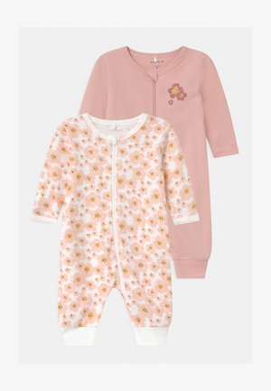 NBFNIGHTSUIT ZIP 2 PACK - Pyjama - silver pink