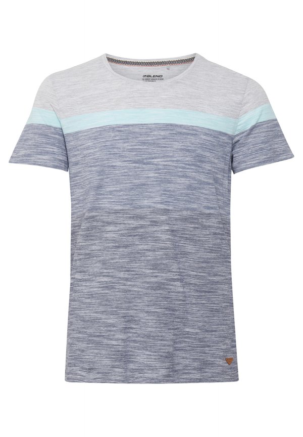 BHJAKOB - Print T-shirt - dark denim4