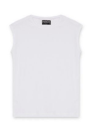 INSIDE, CAMISETA BÁSICA SIN MANGAS - Top - blanco