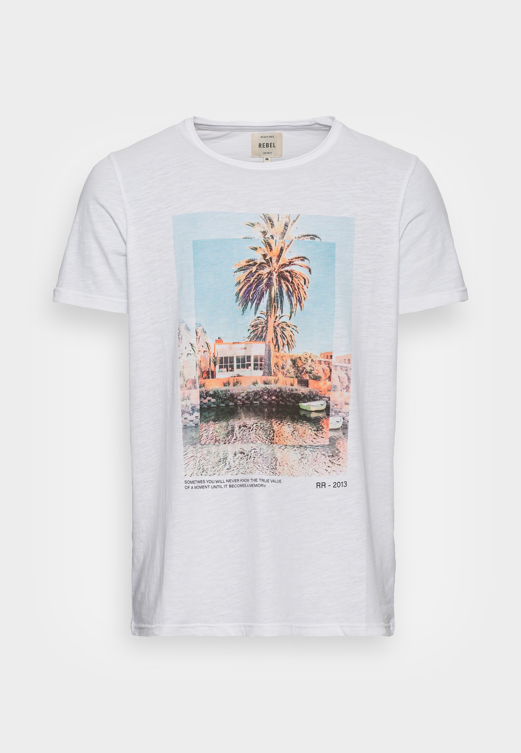 Rebel AMARI TEE - Camiseta estampada - white/blanco - Zalando.es