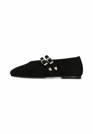 EMILY  - Ankle strap ballet pumps - black