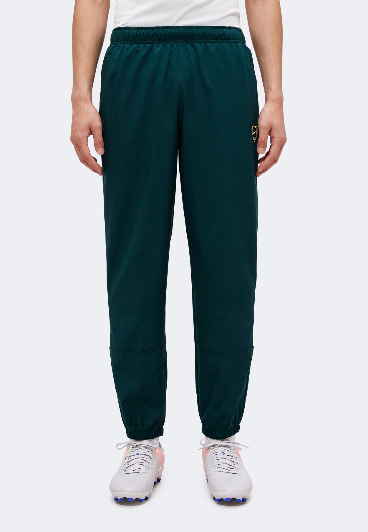Nike Tracksuit bottoms - midnight spruce/sail/metallic gold-coloured