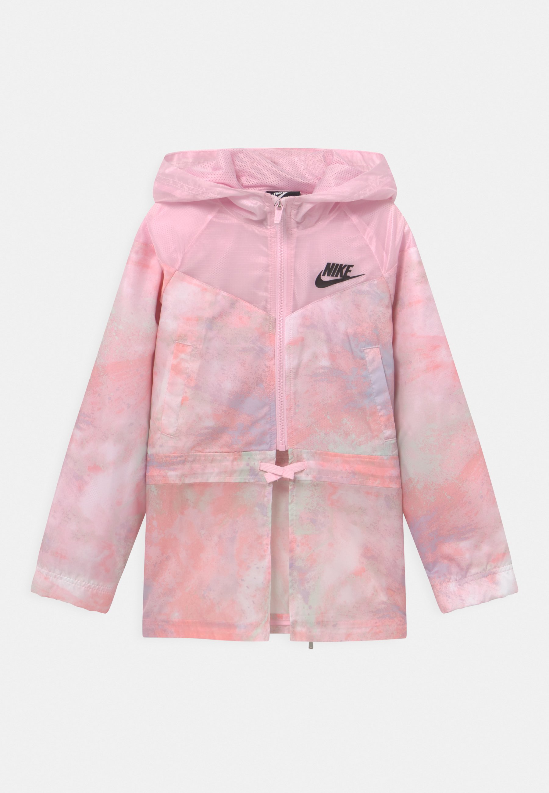nike pink and white jacket