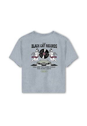 Kaotiko THE BLACK CAT ANGELS - T-Shirt print - grey