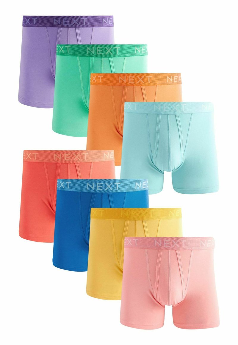 Next A-FRONT 8 PACK - Uske bokserice - bright blue green yelliow