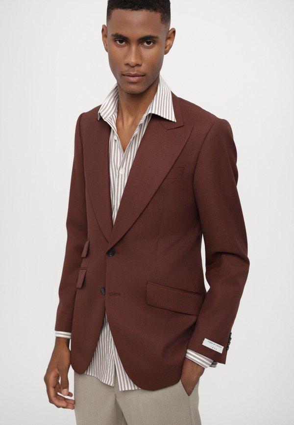 JOSHWA - Blazer jacket - warm chokolate2