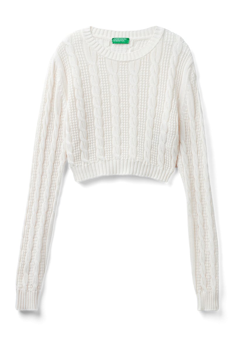 United Colors of Benetton Trui crème United Colors of Benetton Trui crème