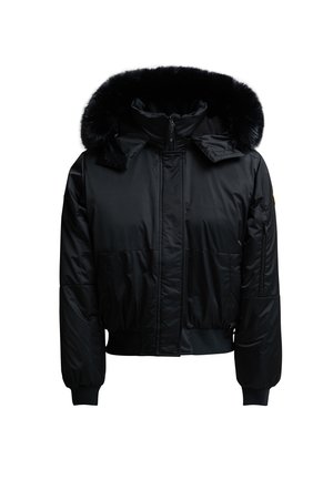 Zavetti Canada, W OLIVIA PLATINUM HOODED BOMBER JACKET - Veste d'hiver - black