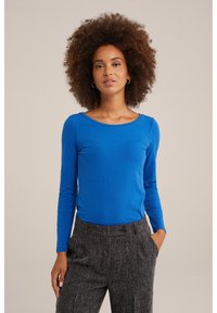 WE Fashion Majica z dolgimi rokavi - blue