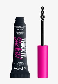 NYX Professional Makeup - THICK IT. STICK IT! BROW MASCARA - Mascara - black Immagine in miniatura 1