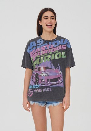 FAST & FURIOUS - T-shirt con stampa - black