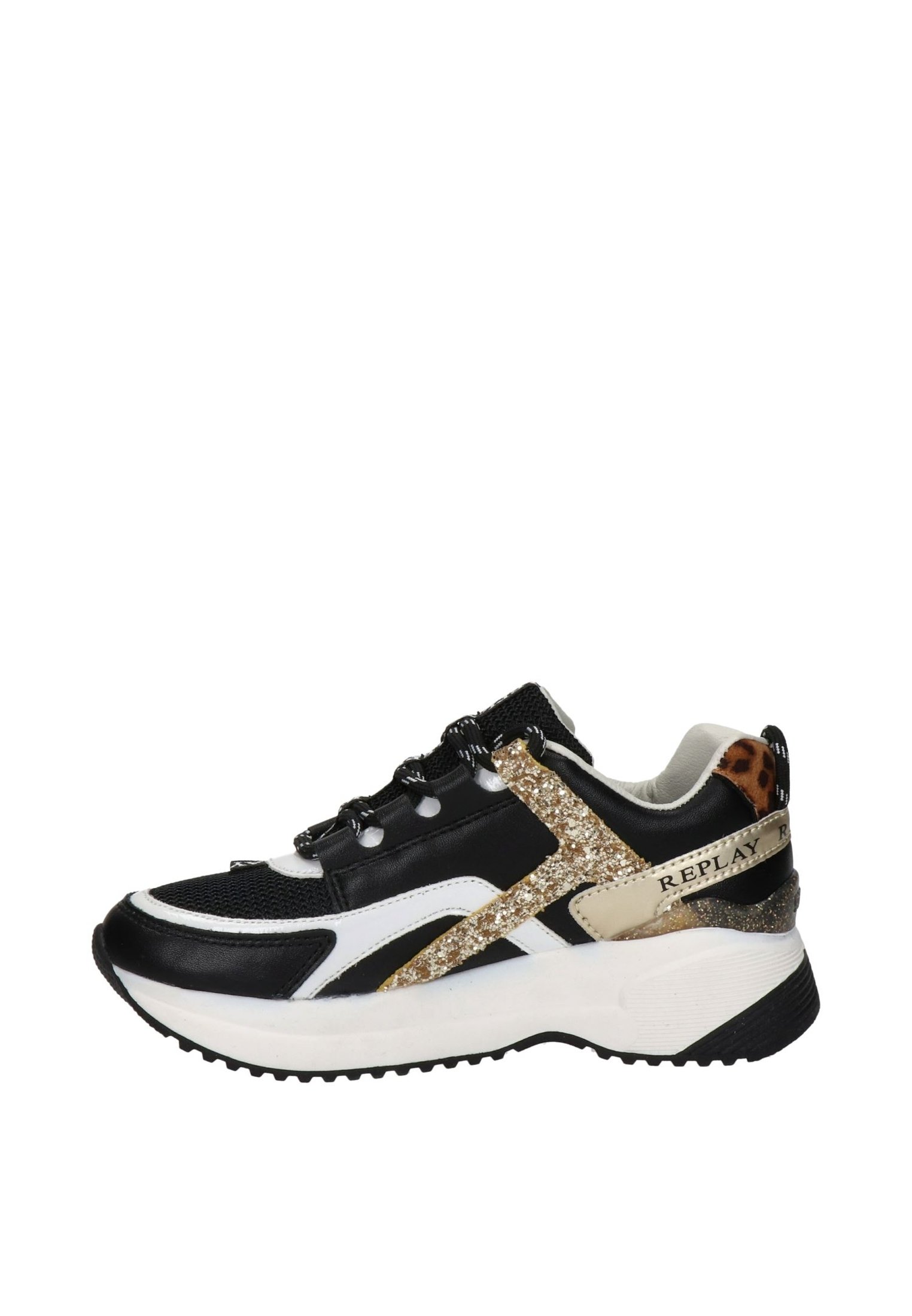 Replay EXTRA Wit / Goud - Schoenen Lage sneakers Dames € 88,17