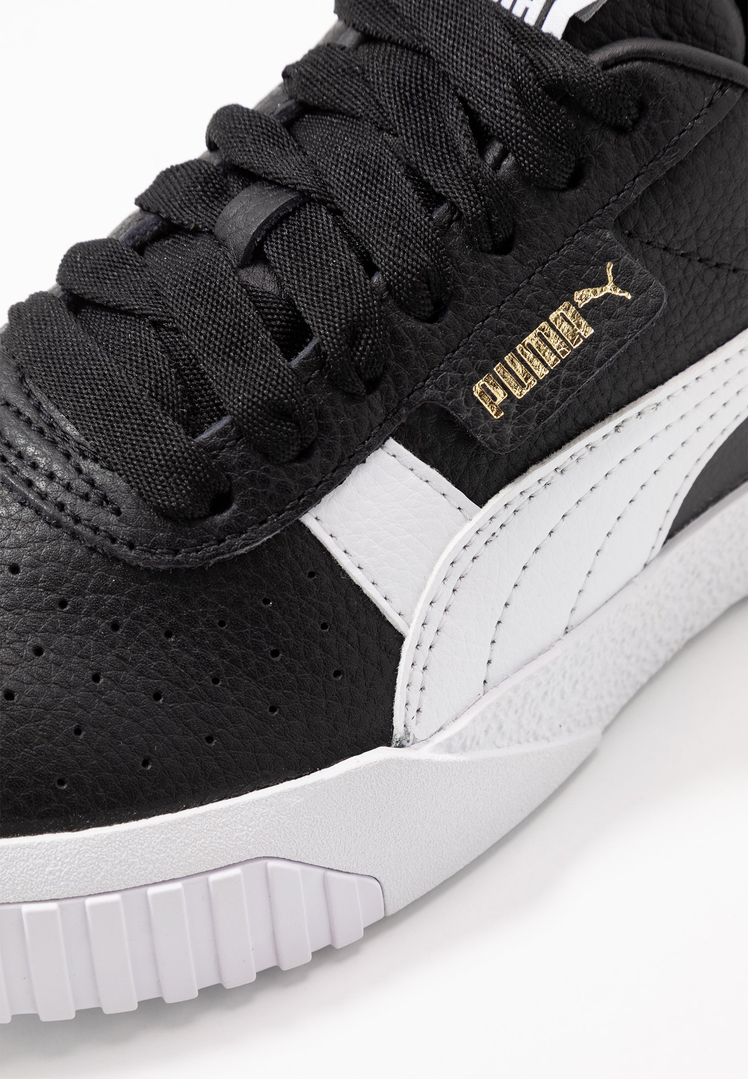 Puma CALI - Sneakers laag - black/white/Zwart - Zalando.nl