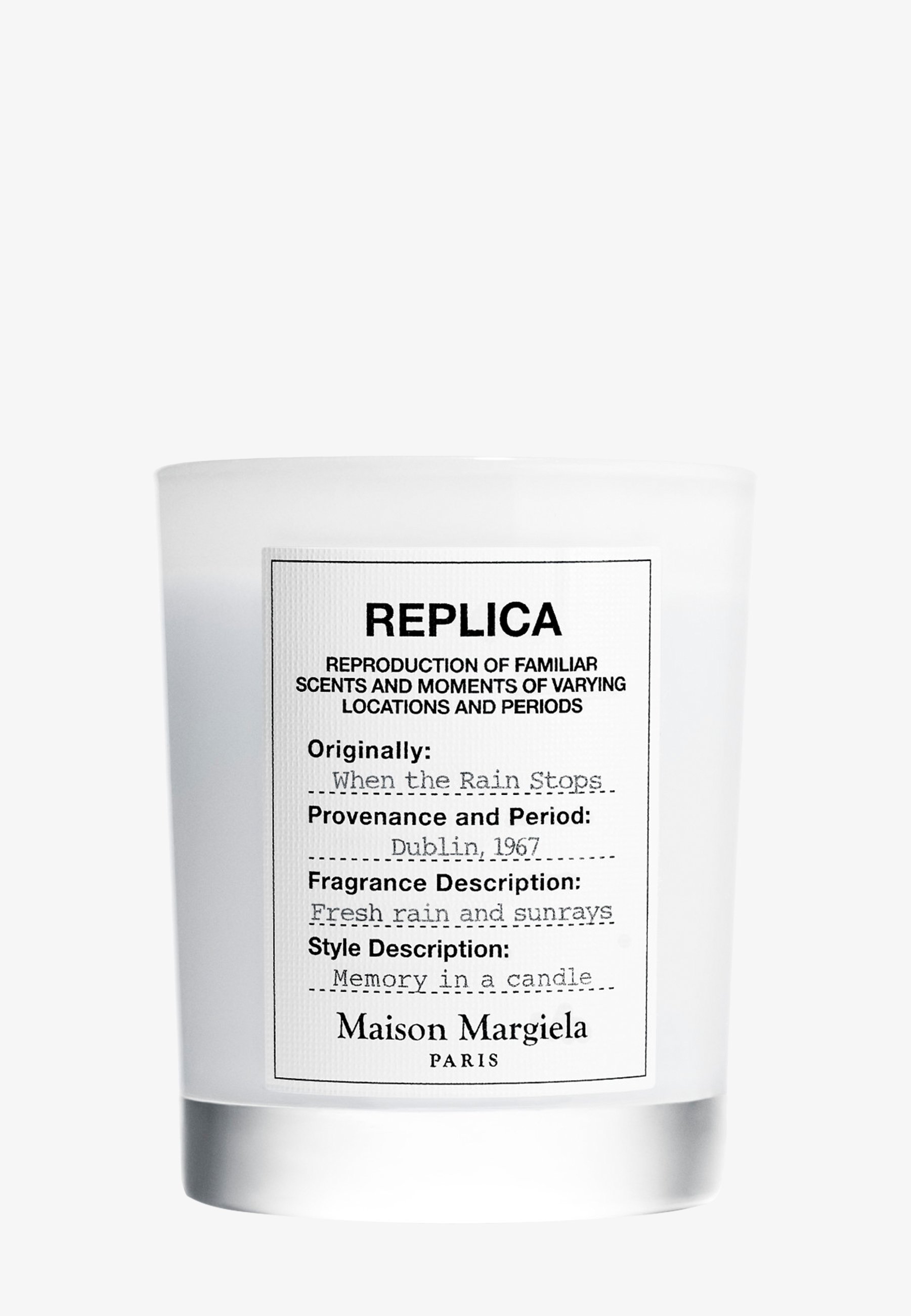 Maison Margiela Fragrances REPLICA WHEN RAIN STOPS CANDLE 