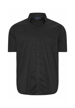 BadRhino, BADRHINO BIG & TALL BLACK STRETCH SHORT SLEEVE SHIRT - Camicia - black