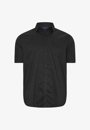 BadRhino, BADRHINO BIG & TALL BLACK STRETCH SHORT SLEEVE SHIRT - Skjorter - black