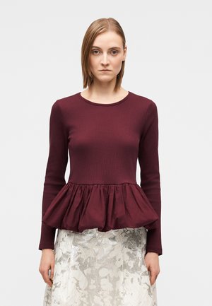 LONG SLEEVE BALLOON  - Pullover - tawny port