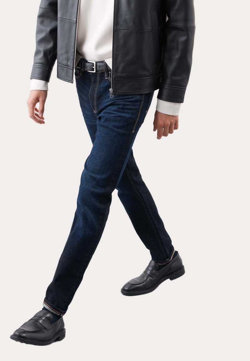 Autograph JAPANESE SELVEDGE STRETCH - Vaqueros slim fit - indigo