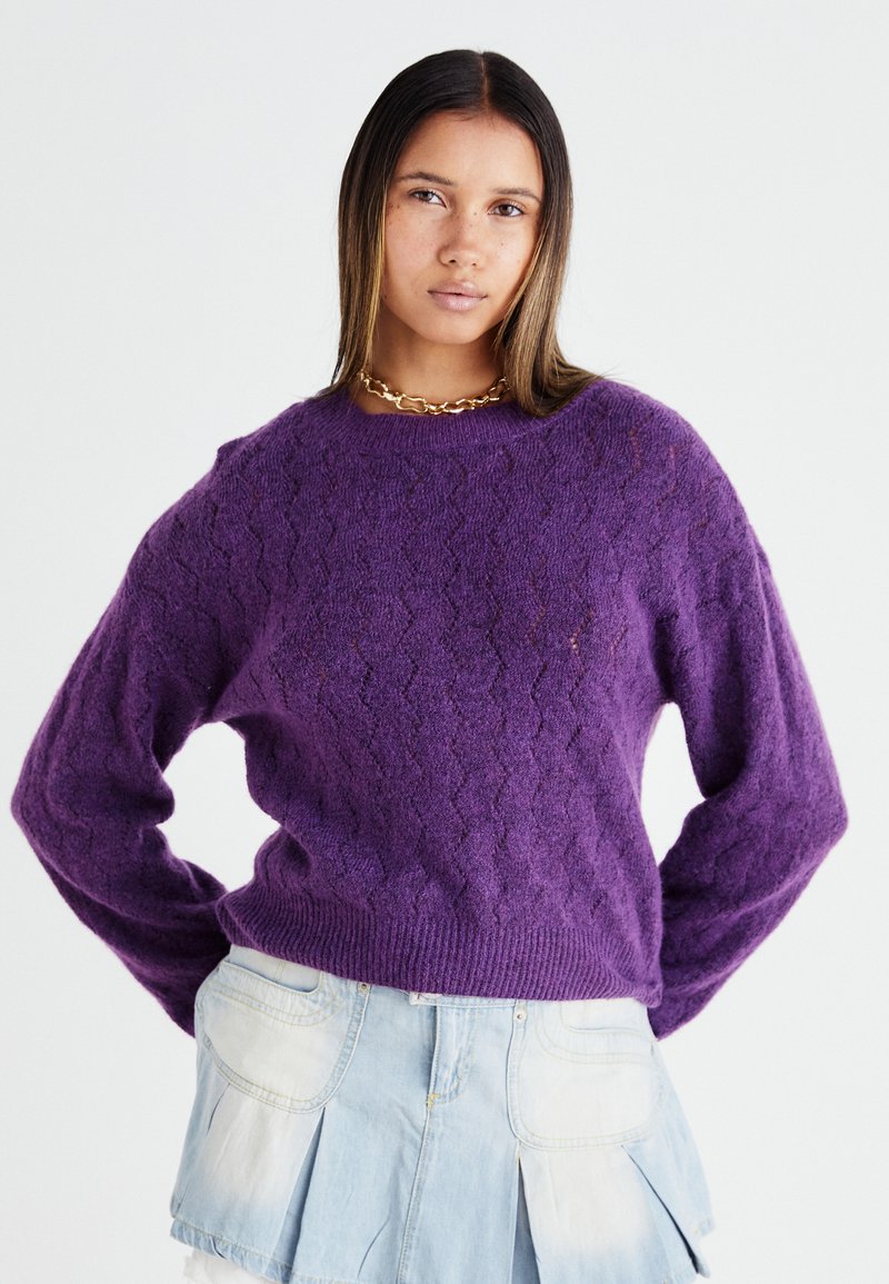 Vero Moda VMYEN ONECK - Maglione - plum